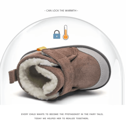 AuraSphere™ Infant Winter Boots – Plush and Soft Sole Baby Snow Shoes