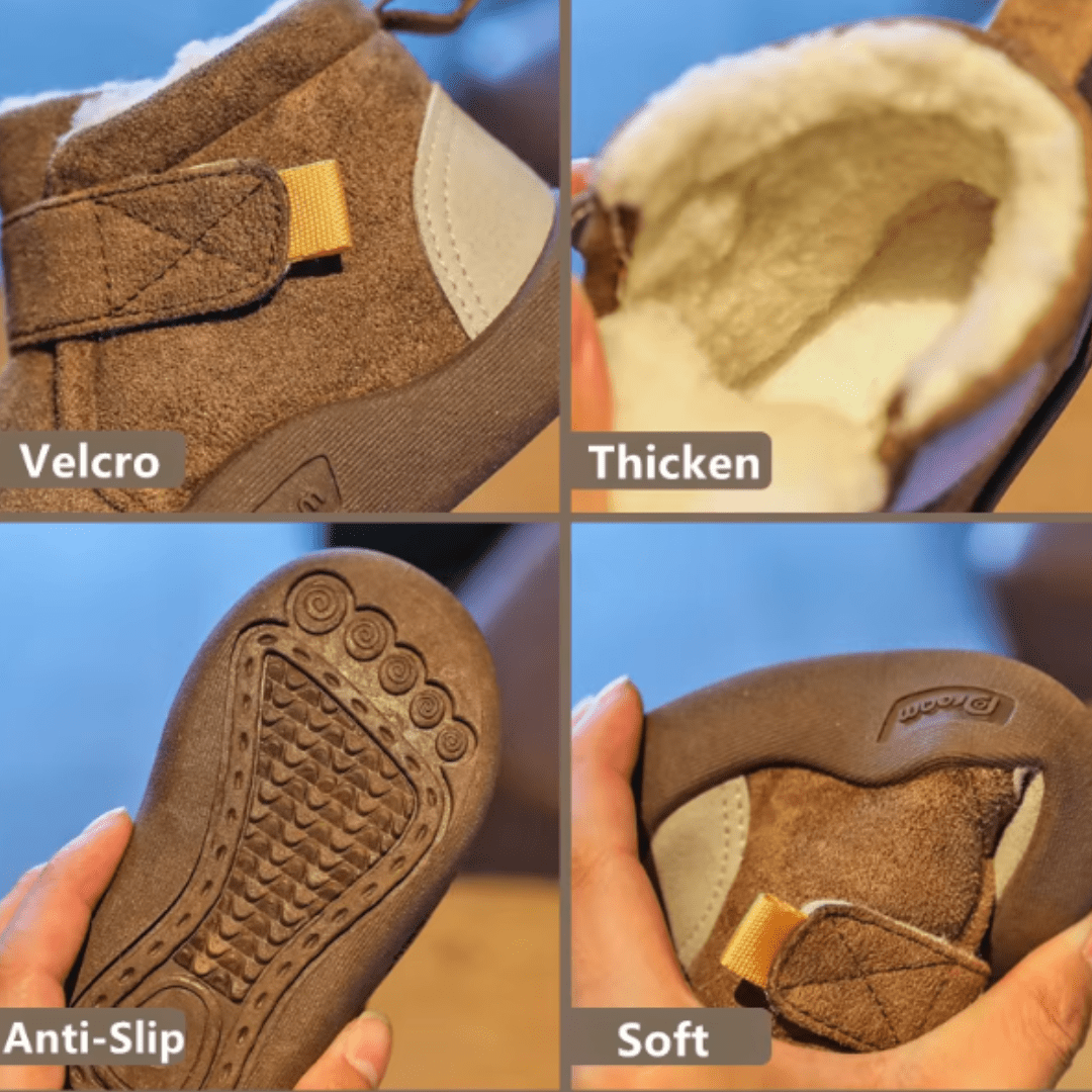 AuraSphere™ Infant Winter Boots – Plush and Soft Sole Baby Snow Shoes